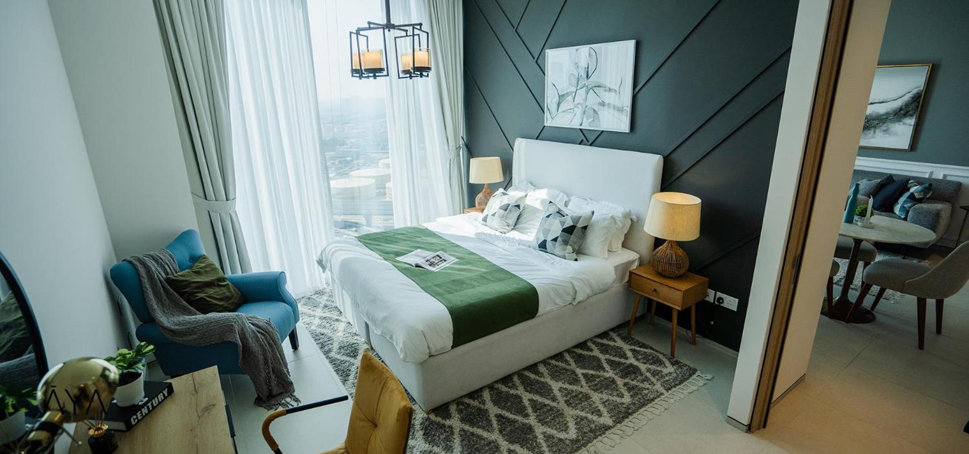 Jumeirah Gate Tower 1 - Stylish Apartment With Pool & City Views 迪拜 外观 照片