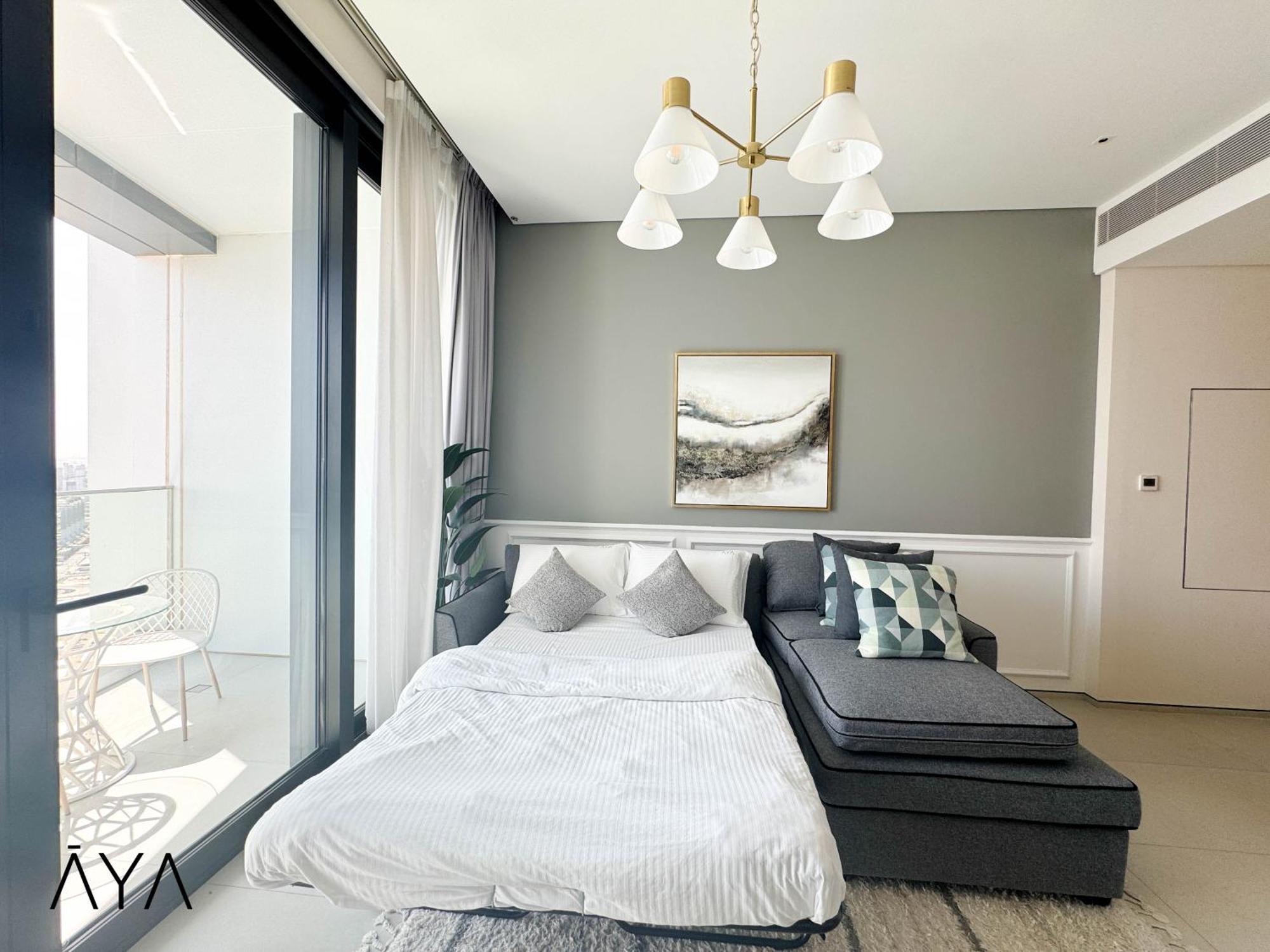 Jumeirah Gate Tower 1 - Stylish Apartment With Pool & City Views 迪拜 外观 照片